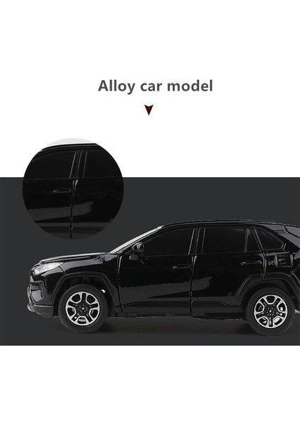 1:32 Toyota Rav4 Suv Alaşım Araba Modeli Diecast Metal Araçlar Araba Modeli Yüksek Simülasyon Ses Işık Koleksiyonu Çocuk Oyuncak Hediye (Yurt Dışından) fırsatları