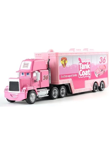 2025 Cars 2 Disney Pixar Car 3 Lightning Mcqueen Mack Uncle Jackson Storm Truck Diecast Dinoco Metal Toys Gift For Children Kids (Yurt Dışından)