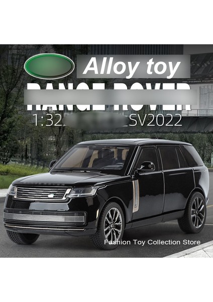 1:32 Range Rover SV2022 Alaşım Araba Modeli Yüksek Simülasyon Döküm Oyuncak Ses ve Işık Geri Çekin Araçlar Dekorasyon Oyuncaklar (Yurt Dışından) fiyatları