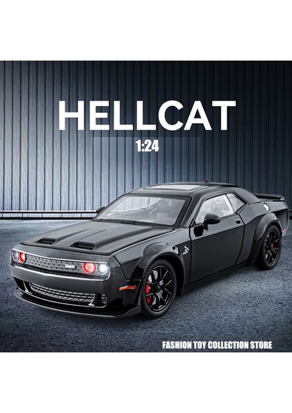 1:24 Dodge Challenger Hellcat Oyuncak Araba Döküm Metal Arabalar Oyuncak Geri Çekin Hellcat Model Arabalar Ses ve Işık ile Hellc Çocuklar Için (Yurt Dışından) fiyatları