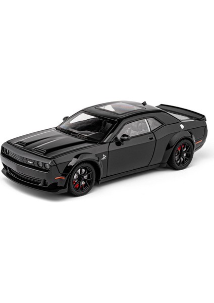 Challenger Hellcat Oyuncak Araba 1:32 Ölçekli Döküm Metal Arabalar Oyuncak Geri Çekin Hellcat Model Arabalar Ses ve Işık ile Hellc (Yurt Dışından)