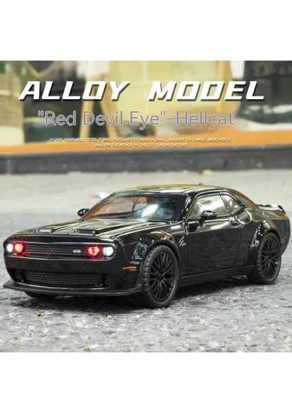 Challenger Hellcat Oyuncak Araba 1:32 Ölçekli Döküm Metal Arabalar Oyuncak Geri Çekin Hellcat Model Arabalar Ses ve Işık ile Hellc (Yurt Dışından) fiyatları