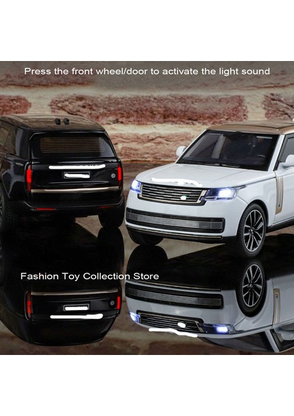 1:32 Range Rover SV2022 Alaşım Araba Modeli Yüksek Simülasyon Döküm Oyuncak Ses ve Işık Geri Çekin Araçlar Dekorasyon Oyuncaklar (Yurt Dışından) modelleri