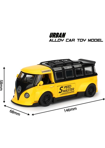 1:32 Volkswagen Otobüs T1 Modifiye Alaşım Döküm Ölçekli Metal Vw Koleksiyonu Araba Modelleri Araç Çocuk Oyuncak Araba Tatil Hediyeler Kutusu Mevcut (Yurt Dışından)
