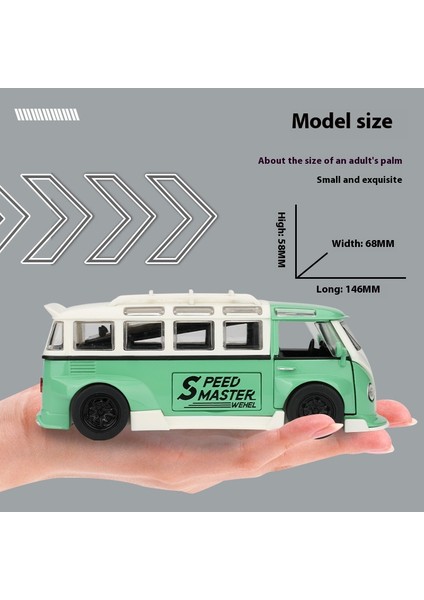 1:32 Volkswagen Otobüs T1 Modifiye Alaşım Döküm Ölçekli Metal Vw Koleksiyonu Araba Modelleri Araç Çocuk Oyuncak Araba Tatil Hediyeler Kutusu Mevcut (Yurt Dışından) fırsatları