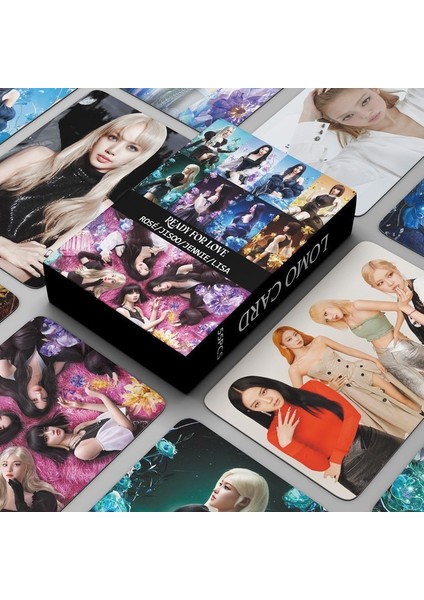 55 Adet/takım Kpop Jennıe Yeni Albüm Mantra Lomo Kartı Jısoo Lısa Gül Fotoğraflı Hayranları Koleksiyonu Için Hediye Aşk Için Hazır Kartpostal (Yurt Dışından)