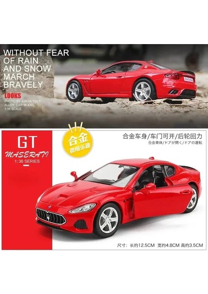 Makeda1:36 Maserati Gran Turismo Mc Yüksek Simülasyon Zarif Diecast Oyuncak Araçlar Araba Styling Alaşım Araba Modeli Oyuncak Arabalar F38 (Yurt Dışından)