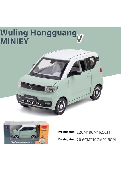 1:32 Wuling Hongguang Mini Alaşım Araba Diecast Model Ses ve Işık Geri Çekin Metal Oyuncak Araba Dekorasyon Süsler Çocuk Oyuncakları (Yurt Dışından)