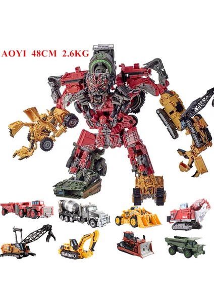 Aoyı 8'i 1 Arada Bmb Dönüşüm Oyuncaklar Ko Stüdyo Serisi Ss Devastator Serin Aksiyon Figürü Çocuk Film Araba Robot Mühendislik Modeli Hediye (Yurt Dışından) modelleri