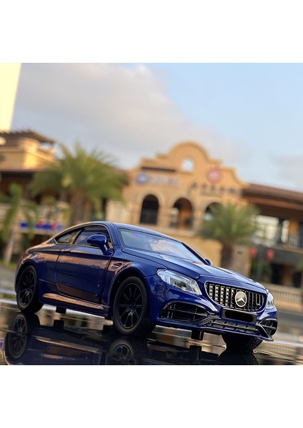 1:32 C63S Coupe Alaşım Araba Modeli Döküm Metal Oyuncak Araçlar Araba Modeli Koleksiyonu Simülasyon Ses ve Işık Çocuk Hediyeler (Yurt Dışından) fırsatları