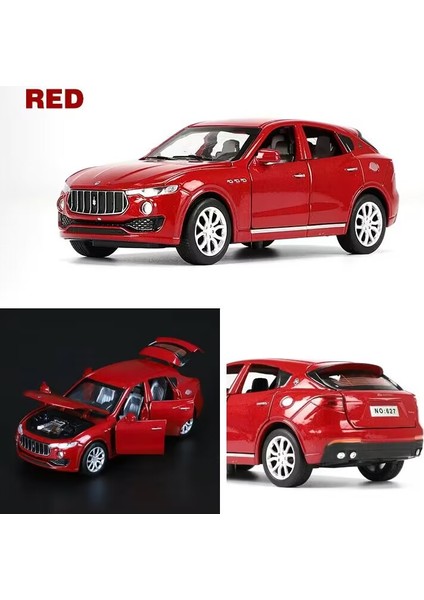 1:32 Maserati Levante Alaşım Araba Modeli Diecast ve Oyuncak Araçlar Metal Araba Modeli Simülasyon Ses ve Işık Koleksiyonu Çocuk Oyuncak Hediye (Yurt Dışından)