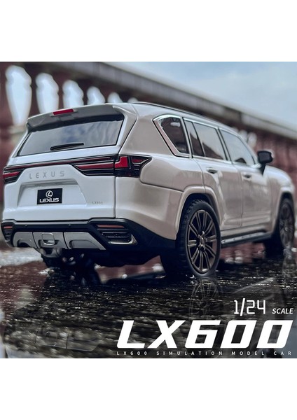 1:24 Lexus LX600 Büyük Off Road Suv Alaşım Pres Döküm Model Araç Ses ve Işık Toplama Hobi Çocuk Oyuncakları Erkekler Için Doğum Günü Hediyesi (Yurt Dışından) fiyatları