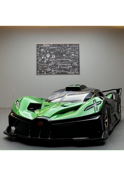 1:32 Bugatti Bolide Alaşım Oyuncak Araba Metal Döküm Model Spor Araç Işık ve Geri Çekin Fonksiyonu ile Araba Oyuncak Çocuk Hediyeler Için (Yurt Dışından) fiyatları