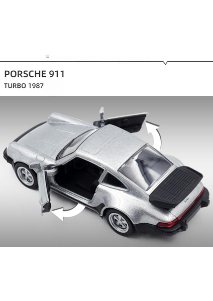 1/36 Ölçekli Porsche 911 Turbo Oyuncak Araba Modeli Alaşım Döküm Retro Yarış Geri Çekin Ölçekli Model Araba Oyuncak Çocuk Hediye Koleksiyonu Için (Yurt Dışından) modelleri