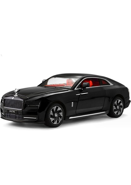 1:24 Rolls Royces Spectre Alaşım Lüks Yeni Enerji Araba Modeli Pres Döküm ve Oyuncak Araç Metal Şarj Araba Modeli Ses Işığı Çocuklar Hediyeler (Yurt Dışından)