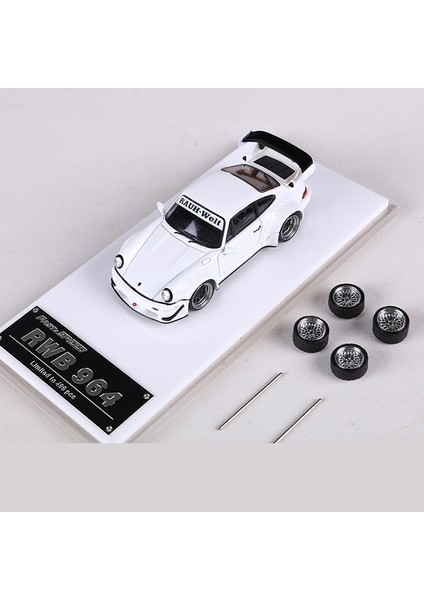 Hızlı Hız 1:64 RWB964 Ölçekli Alaşım Döküm Simülasyon Araba Modeli 993 Rwb Koleksiyonu Dekorasyon Ekran Hediye (Yurt Dışından)