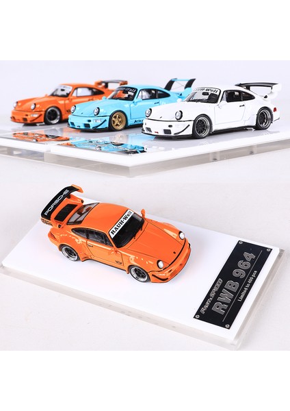Hızlı Hız 1:64 RWB964 Ölçekli Alaşım Döküm Simülasyon Araba Modeli 993 Rwb Koleksiyonu Dekorasyon Ekran Hediye (Yurt Dışından) fiyatları