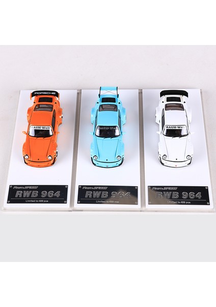 Hızlı Hız 1:64 RWB964 Ölçekli Alaşım Döküm Simülasyon Araba Modeli 993 Rwb Koleksiyonu Dekorasyon Ekran Hediye (Yurt Dışından) fırsatları