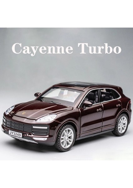 1:32 Porsche Cayenne Turbo Araba Alaşım Araba Modeli Simülasyon Araba Dekorasyon Koleksiyonu Hediye Oyuncak Döküm Modeli (Yurt Dışından)
