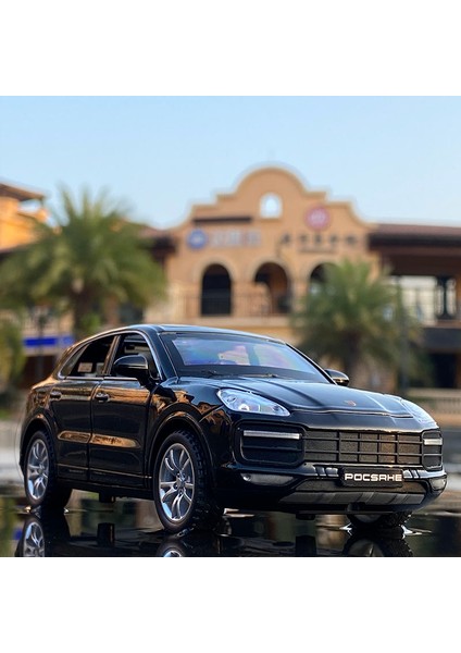 1:32 Cayennes Turbo Suv Alaşım Araba Modeli Döküm Metal Oyuncak Araçlar Araba Modeli Koleksiyonu Simülasyon Ses ve Işık Çocuk Hediye (Yurt Dışından) modelleri