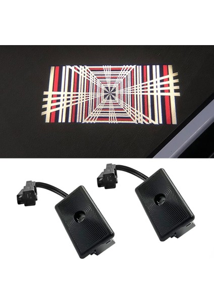 Tesla Model 3 Için Yüksekland Modely Su Birikintisi Işıkları Logo Modeli 3 ve Y Hoş Geldiniz Işık Kapı Işıkları Seti Kapı Basamağı Hayalet Işık Modeli Y/3/s/x (Yurt Dışından)