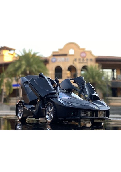 1:32 Ferrari Laferrari Alaşım Spor Araba Modeli Döküm Metal Oyuncak Araçlar Araba Modeli Yüksek Simülasyon Ses ve Işık Çocuklar Hediyeler (Yurt Dışından)