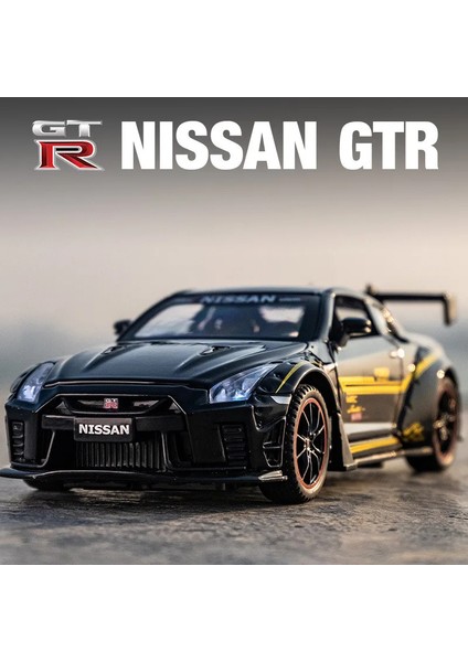 1:32 Nissan Gtr R35 Supercar Alaşım Araba Oyuncak Araba Metal Koleksiyon Model Araba Ses ve Işık Oyuncaklar Çocuklar Için (Yurt Dışından) modelleri