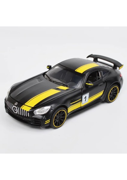 1:32 Mercedes Benz Gtr Amg Spor Araba Döküm Metal Alaşım Model Araba Ses Işığı Geri Çekin Koleksiyon Çocuk Oyuncak Hediyeler (Yurt Dışından)