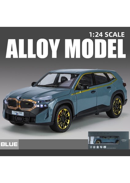 1:24 Bmw Xm Suv Alaşım Diecast Minyatür Model Araba Ses ve Işık Hediyeler Için Erkek Arkadaşı Çocuk Oyuncakları Simülasyon Koleksiyonu Nesneleri (Yurt Dışından)