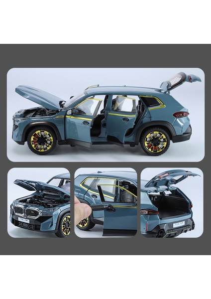 1:24 Bmw Xm Suv Alaşım Diecast Minyatür Model Araba Ses ve Işık Hediyeler Için Erkek Arkadaşı Çocuk Oyuncakları Simülasyon Koleksiyonu Nesneleri (Yurt Dışından) modelleri