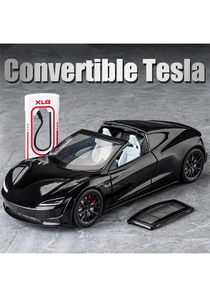 1:24 Tesla Roadster Modelı Y Model 3 Tesla Model S Alaşım Oyuncak Araba Ses Işığı Çocuk Oyuncağı Koleksiyon Doğum Günü Hediyesi (Yurt Dışından) fiyatları