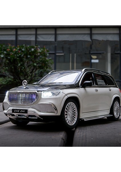 1:24 Maybach Gls GLS600 Alaşım Lüks Araba Modeli Simülasyon Döküm Metal Oyuncak Araçlar Araba Modeli Ses ve Işık Çocuk Oyuncak Hediye (Yurt Dışından) fiyatları