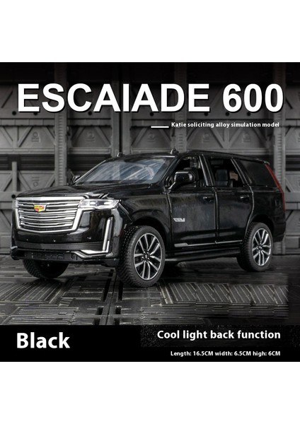 1:32 Cadillac Escalade Off Road Araç Alaşım Araba Döküm Metal Modeli Ses Işığı Geri Çekin Oyuncak Araba Merkezi Kontrol Süsler (Yurt Dışından)