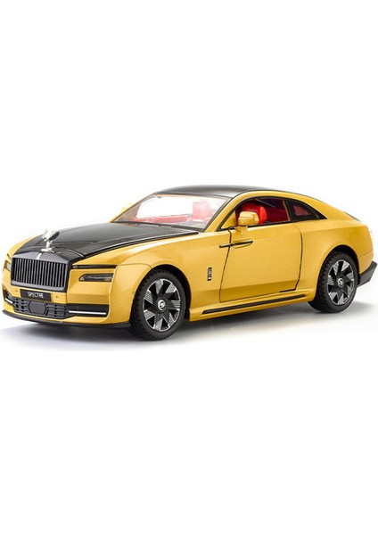 1:24 Rolls Royces Spectre Alaşım Lüks Yeni Enerji Araba Modeli Pres Döküm ve Oyuncak Araç Metal Şarj Araba Modeli Ses Işığı Çocuklar Hediyeler (Yurt Dışından)