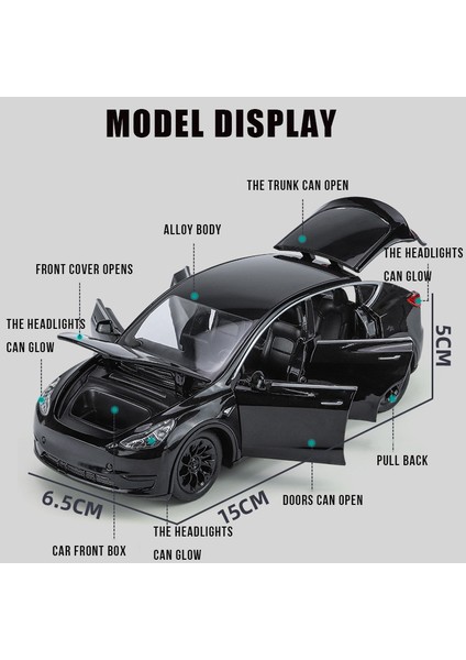 1:32 Modelı Y Suv Alaşım Araba Modeli Döküm Oyuncak Araçlar Simülasyon Metal Arabalar Çocuklar Için Araba Dekorasyon Yılbaşı Hediyeleri Çocuk (Yurt Dışından) fırsatları
