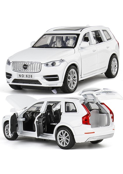 1:32 Volvo XC90 Suv Alaşım Araba Modeli Döküm Metal Modeli Ses ve Işık Çocuk Oyuncakları Araba Merkezi Kontrol Süsler Çocuklar Için Hediye (Yurt Dışından)