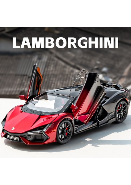 1:24 Lamborghini Revuelto Supercar Alaşım Araba Pres Döküm ve Oyuncak Araçlar Metal Oyuncak Araba Modeli Ses ve Işık Koleksiyonu Çocuk Oyuncak (Yurt Dışından) fiyatları