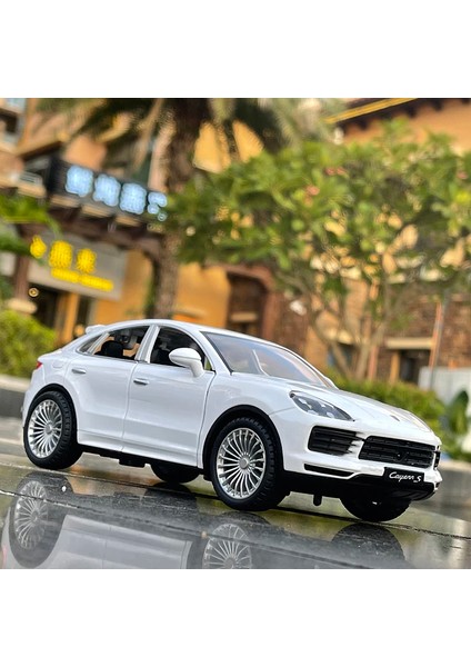 1:24 Porsches Cayenne Turbo S Alaşım Araba Modeli Diecasts Metal Oyuncak Araçlar Araba Modeli Simülasyon Ses Işık Koleksiyonu Çocuklar Hediye (Yurt Dışından) fırsatları