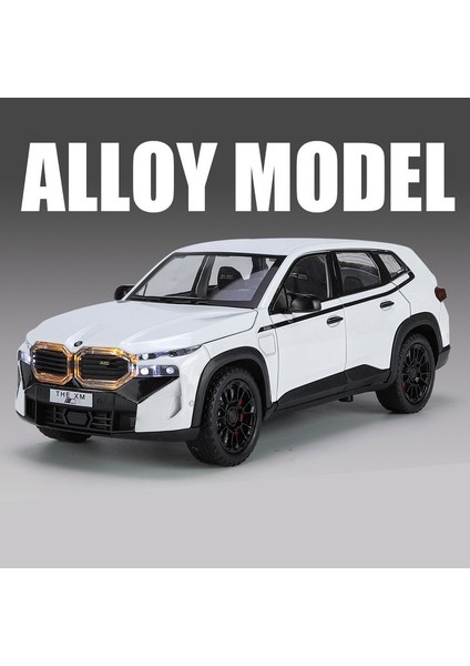 1:24 Xm Suv Alaşım Spor Araba Modeli Döküm Metal Oyuncak Araba Araçlar Modeli Simülasyon Ses ve Işık Koleksiyonu Çocuk Hediye (Yurt Dışından)