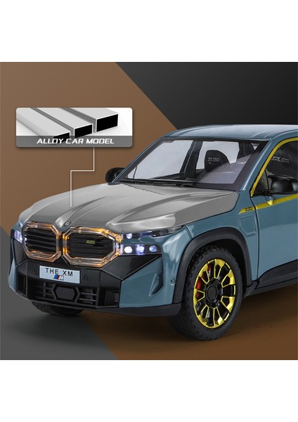 1:24 Xm Suv Alaşım Spor Araba Modeli Döküm Metal Oyuncak Araba Araçlar Modeli Simülasyon Ses ve Işık Koleksiyonu Çocuk Hediye (Yurt Dışından) modelleri