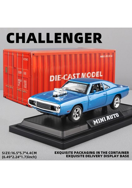 1:32 Ölçekli Şarj Cihazı 1970 Alaşım Pres Döküm Model Araba Geri Çekin Mini Araçlar Oyuncaklar Çocuklar Için Severler Koleksiyonu (Yurt Dışından)