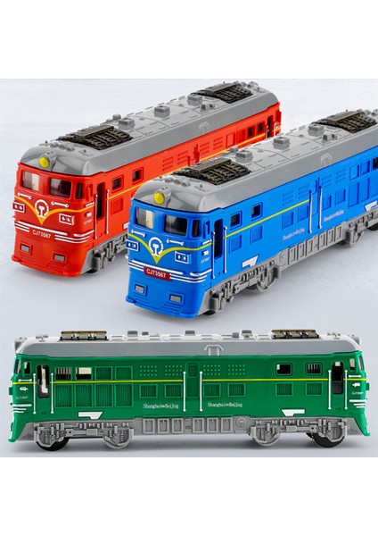 Model Tren Atalet Araba Oyuncak Çocuk Oyuncakları Raylı Döküm Araç Oyuncak Modelleri Eğitim Simülasyon Ölçeği Trafik Arabaları Çocuk Hediye (Yurt Dışından)