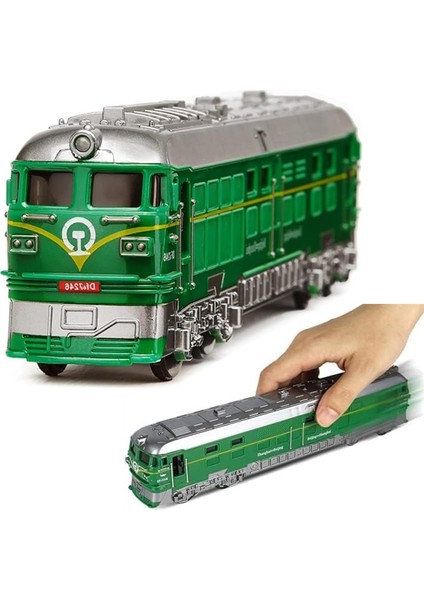 Model Tren Atalet Araba Oyuncak Çocuk Oyuncakları Raylı Döküm Araç Oyuncak Modelleri Eğitim Simülasyon Ölçeği Trafik Arabaları Çocuk Hediye (Yurt Dışından)