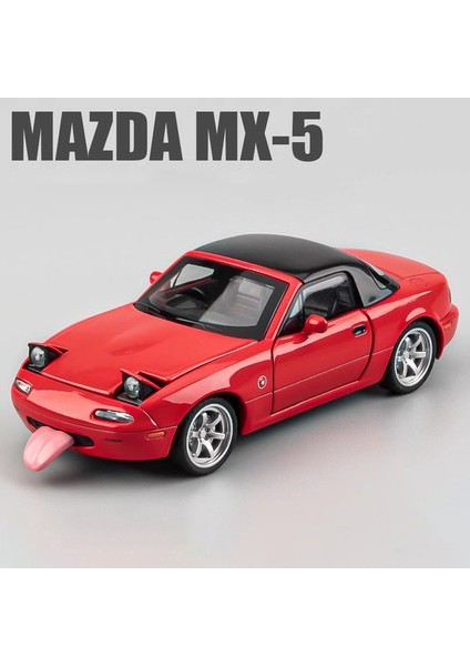 1:32 Mazda Mx5 Mx-5 Mazda Rx7 Alaşım Kalıp Döküm Oyuncak Araba Modeli Ses ve Işık Geri Çekin Çocuk Oyuncak Koleksiyon Doğum Günü Hediyesi (Yurt Dışından)