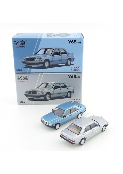 Xcartoys 1/64 Y65-02 Benz 190E Mavi Metal Alaşım Pres Döküm Model Araç Erkek Oyuncak Hediye Noel Otomotiv Modeli Süsler (Yurt Dışından) fiyatları