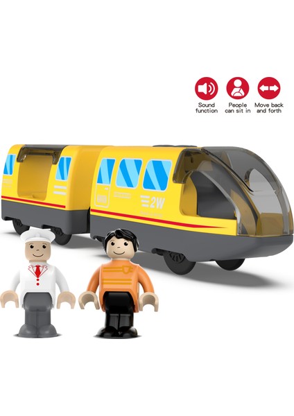 Çocuklar Elektrikli Tren Seti Lokomotif Manyetik Tren Araba Döküm Yuvası Oyuncak Ahşap Tren Için Uygun Demiryolu Parça Oyuncaklar Çocuklar Için Hediye (Yurt Dışından)