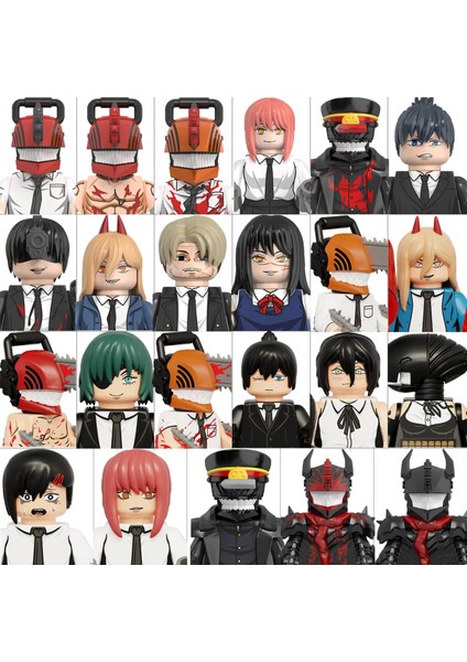 Testere Adam Denji ve Pochita Yapı Taşları Model Seti - Katana ile Mafsallı Anime Figürü Stem Koleksiyonluk WM6159/KT1067 (Yurt Dışından) fiyatları