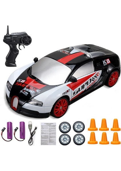 2.4g Yüksek Hızlı Sürüklenme Rc Araba 4WD Oyuncak Uzaktan Kumanda AE86 Modeli Gtr Araç Araba Rc Yarış Arabaları Oyuncak Çocuklar Için Noel Hediyeleri (Yurt Dışından)