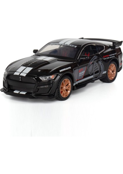 1:32 Ng Shelby GT500 Minyatür Araba Modeli Oyuncaklar Alaşım Döküm Ses Işığı Kapılar Açık Geri Çekin Araçlar Çocuklar Için Hediyeler (Yurt Dışından)