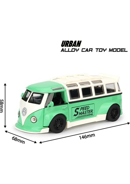 1:32 Volkswagen Otobüs T1 Modifiye Alaşım Döküm Ölçekli Metal Vw Koleksiyonu Araba Modelleri Araç Çocuk Oyuncak Araba Tatil Hediyeler Kutusu Mevcut (Yurt Dışından)
